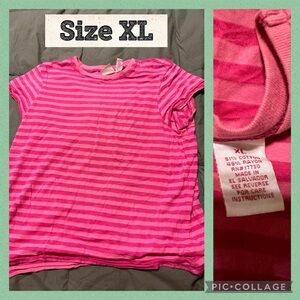 Pink Striped Top